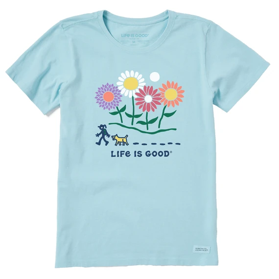 Women's Jackie And Rocket WildflowersCrusher Tee 1 Women's Jackie And Rocket WildflowersCrusher Tee