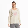 Women's Joy Explosion Vibes Long Sleeve Crusher-LITE Hooded Tee