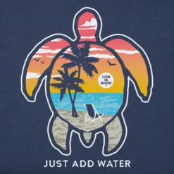 Women's Just Add Water Beach Scenic Turtle Sleeveless High-Low Crusher-LITE Tank -One Family Clothing Womens Just Add Water Beach Scenic Turtle Sleeveless HighLow CrusherLITE Tank 113641 2 lg