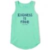 Women's Kindness Is Free Sleeveless High-Low Crusher-LITE Tank