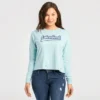 Women's LIG Ballyard Script Boxy Long Sleeve Crusher Tee