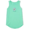 Women's LIG Daisy Sleeveless High-Low Crusher-LITE Tank