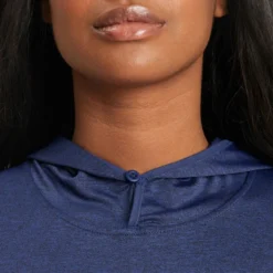 Women's LIG Multi-Stack Long Sleeve Active Hooded Tee -One Family Clothing Womens LIG MultiStack Long Sleeve Active Hooded Tee 88787 6 lg