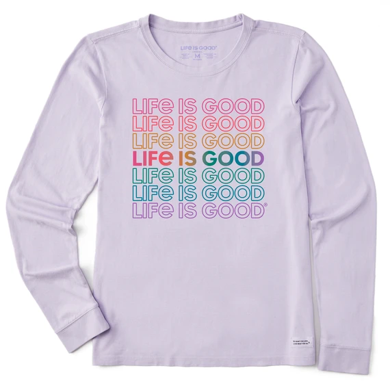 Women's LIG Multi-Stack Long Sleeve Crusher Tee 1 Women's LIG Multi-Stack Long Sleeve Crusher Tee