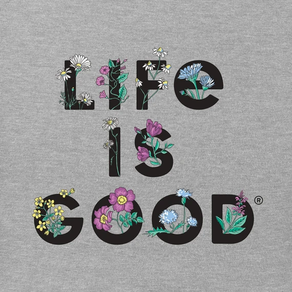 Women's LIG Stack FlowersCrusher Tee 2 Women's LIG Stack FlowersCrusher Tee - Image 2