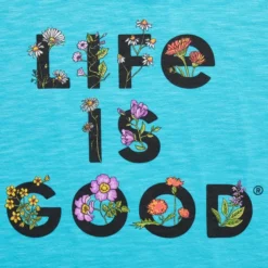 Women's LIG Stack Flowers Textured Slub Tank -One Family Clothing Womens LIG Stack Flowers Textured Slub Tank 77781 2 lg