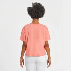 Women's LIG SunburstCrusher-LITE Striped Boxy Tee -One Family Clothing Womens LIG Sunburst Short Sleeve CrusherLITE Striped Boxy Tee 80561 3 lg