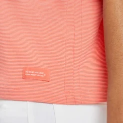 Women's LIG SunburstCrusher-LITE Striped Boxy Tee -One Family Clothing Womens LIG Sunburst Short Sleeve CrusherLITE Striped Boxy Tee 80561 4 lg