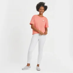 Women's LIG SunburstCrusher-LITE Striped Boxy Tee -One Family Clothing Womens LIG Sunburst Short Sleeve CrusherLITE Striped Boxy Tee 80561 5 lg