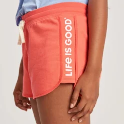 Women's LIG Wordmark Horizontal Simply True Fleece Short -One Family Clothing Womens LIG Wordmark Horizontal Simply True Fleece Short 89666 3 lg