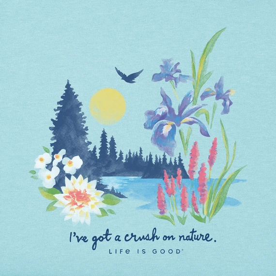 Women's Lakescape Crush On Nature Sleeveless High-Low Crusher-LITE Tank 2 Women's Lakescape Crush On Nature Sleeveless High-Low Crusher-LITE Tank - Image 2