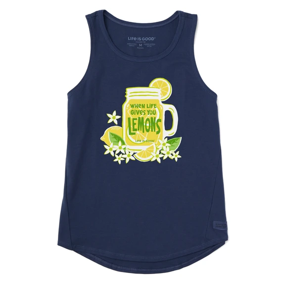 Women's Life Gives You Lemons Sleeveless High-Low Crusher-LITE Tank 1 Women's Life Gives You Lemons Sleeveless High-Low Crusher-LITE Tank