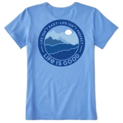 Women's Life Isn't Perfect MountainsCrusher-LITE Tee -One Family Clothing Womens Life Isnt Perfect Mountains Short Sleeve CrusherLITE Tee 81069 5 lg