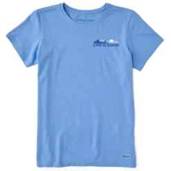 Women's Life Isn't Perfect MountainsCrusher-LITE Tee -One Family Clothing Womens Life Isnt Perfect Mountains Short Sleeve CrusherLITE Tee 81069 6 lg