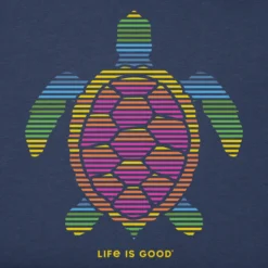 Women's Linear Turtle Sleeveless High-Low Crusher-LITE Tank -One Family Clothing Womens Linear Turtle Sleeveless HighLow CrusherLITE Tank 114034 2 lg