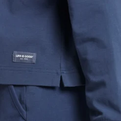 Women's Linear Wave Crusher-FLEX Boxy Hoodie -One Family Clothing Womens Linear Wave CrusherFLEX Boxy Hoodie 89643 5 lg