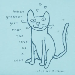 Women's Love Of A CatCrusher Tee -One Family Clothing Womens Love of a Cat Short Sleeve Crusher Tee 119533 2 lg