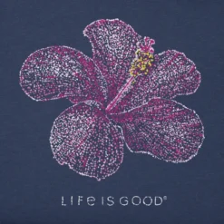 Women's Luminescent Hibiscus Sleeveless High-Low Crusher-LITE Tank 3 Women's Luminescent Hibiscus Sleeveless High-Low Crusher-LITE Tank -One Family Clothing Womens Luminescent Hibiscus Sleeveless HighLow CrusherLITE Tank 101501 2 lg