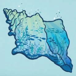 Women's Macro Micro Conch Sleeveless High-Low Crusher-LITE Tank -One Family Clothing Womens Macro Micro Conch Sleeveless HighLow CrusherLITE Tank 118257 2 lg