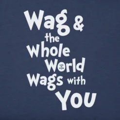 Women's Max Wags With YouCrusher Tee 9 Women's Max Wags With YouCrusher Tee -One Family Clothing Womens Max Wags with You Short Sleeve Crusher Tee 87510 5 lg