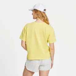 Women's Palm Sea Stripe Boxy Crusher Tee -One Family Clothing Womens Palm Sea Stripe Boxy Crusher Tee 77668 3 lg