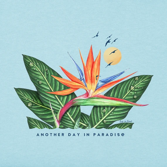 Women's Paradise Of Birds Sleeveless High-Low Crusher-LITE Tank 2 Women's Paradise Of Birds Sleeveless High-Low Crusher-LITE Tank - Image 2