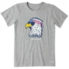 Women's Patriotic EagleCrusher-LITE Tee