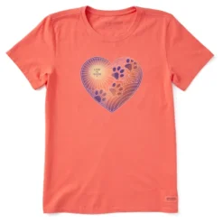 Women's Pawprints HeartCrusher-LITE Tee