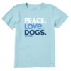 Women's Peace Love DogsCrusher-LITE Tee