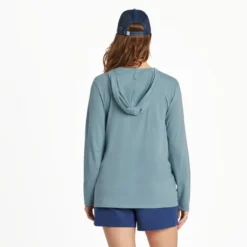 Women's Pet Paw Print Long Sleeve Crusher-LITE Hooded Tee 7 Women's Pet Paw Print Long Sleeve Crusher-LITE Hooded Tee -One Family Clothing Womens Pet Paw Print Long Sleeve CrusherLITE Hooded Tee 101515 3 lg