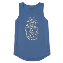 Women's Pineapple Shade Sleeveless High-Low Crusher-LITE Tank
