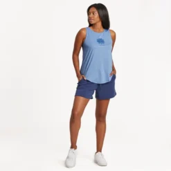 Women's Primal Lotus Active Tank -One Family Clothing Womens Primal Lotus Active Tank 89614 5 lg