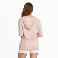 Women's Primal Sun Long Sleeve Crusher-LITE Hooded Tee -One Family Clothing Womens Primal Sun Long Sleeve CrusherLITE Hooded Tee 101516 3 lg