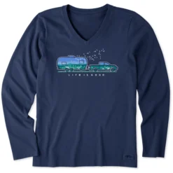 Women's RVscape Long Sleeve Crusher-LITE Vee