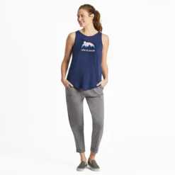 Women's Retro Mountains Active Tank -One Family Clothing Womens Retro Mountains Active Tank 89619 5 lg