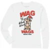 Women's Retro Color Max Wags Long Sleeve Crusher Tee