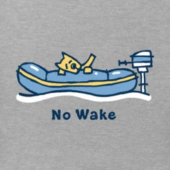 Women's Rocket No WakeCrusher Tee -One Family Clothing Womens Rocket No Wake Short Sleeve Crusher Tee 77831 2 lg