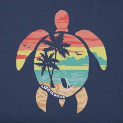 Women's Scenic Turtle Sleeveless High-Low Crusher-LITE Tank -One Family Clothing Womens Scenic Turtle Sleeveless HighLow CrusherLITE Tank 81248 2 lg