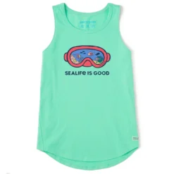 Women's Sealife Scuba Mask Sleeveless High-Low Crusher-LITE Tank