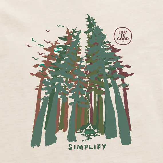 Women's Simplify Forest Long Sleeve Crusher Tee 2 Women's Simplify Forest Long Sleeve Crusher Tee - Image 2