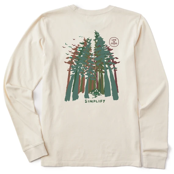 Women's Simplify Forest Long Sleeve Crusher Tee 5 Women's Simplify Forest Long Sleeve Crusher Tee - Image 5