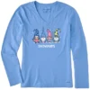 Women's Snowmies Long Sleeve Crusher Vee