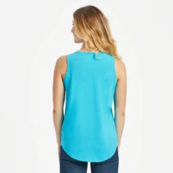 Women's Spokes Woman Sleeveless High-Low Crusher Tank -One Family Clothing Womens Spokes Woman Sleeveless HighLow Crusher Tank 77612 3 lg