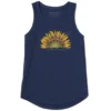 Women's Sunflower Dew Peace On Earth Sleeveless High-Low Crusher-LITE Tank