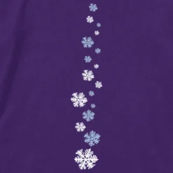 Women's Superpower Fluffy Snowflake Long Sleeve Crusher Vee -One Family Clothing Womens Superpower Fluffy Snowflake Long Sleeve Crusher Vee 71019 3 lg