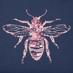 Women's Sweet Nectar BeeCrusher-LITE Vee -One Family Clothing Womens Sweet Nectar Bee Short Sleeve CrusherLITE Vee 81100 2 lg