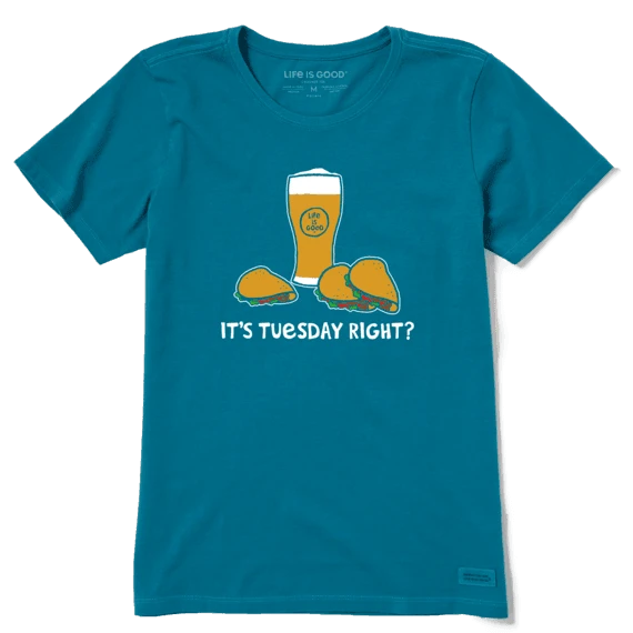 Women's Taco Tuesday Strong Crusher-LITE Crew 1 Women's Taco Tuesday Strong Crusher-LITE Crew