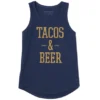 Women's Tacos & Beer Sleeveless High-Low Crusher-LITE Tank