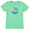Women's Take Me To The Ocean WatercolorCrusher Tee