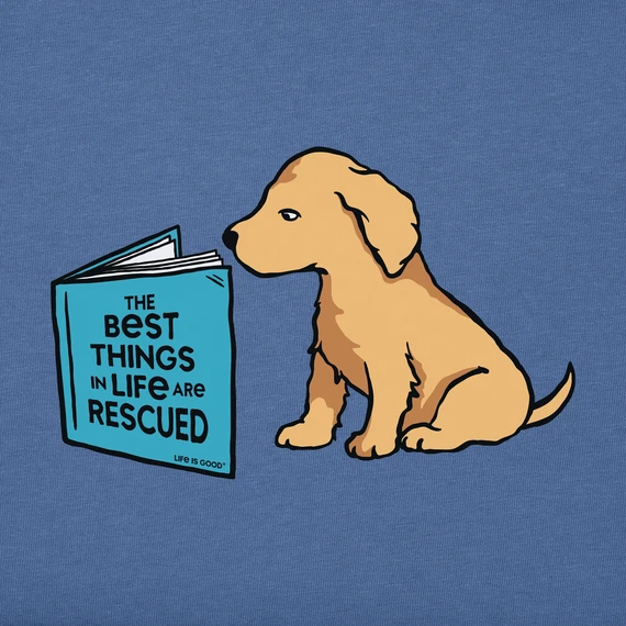 Women's The Best Things Are Rescued Sleeveless High-Low Crusher-LITE Tank 2 Women's The Best Things Are Rescued Sleeveless High-Low Crusher-LITE Tank - Image 2